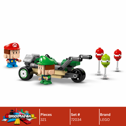 LEGO 72034 Mario Kart™ – Baby Mario vs. Baby Luigi | 321 PCS