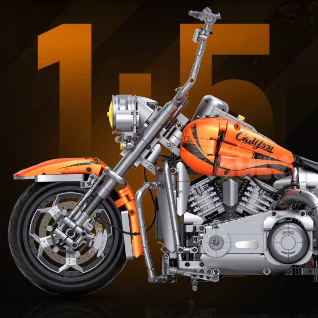 GULY 60531 Harley Heuer Motorcycle Building Set | 2392 PCS