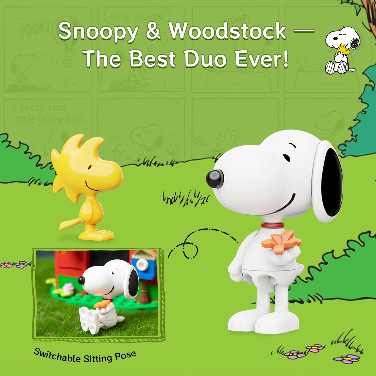 Pantasy 86918 Snoopy Red House Building Toy Set | 243 PCS – Brickmania