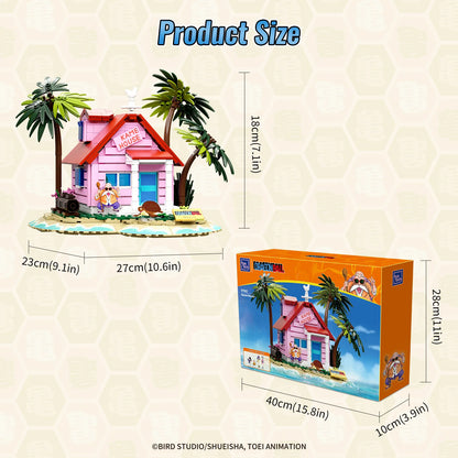 Pantasy 87002 Dragon Ball Kame House Building Toy Set | 600 PCS