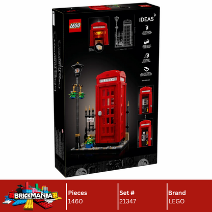 LEGO 21347 Red London Telephone Box | 1460 PCS