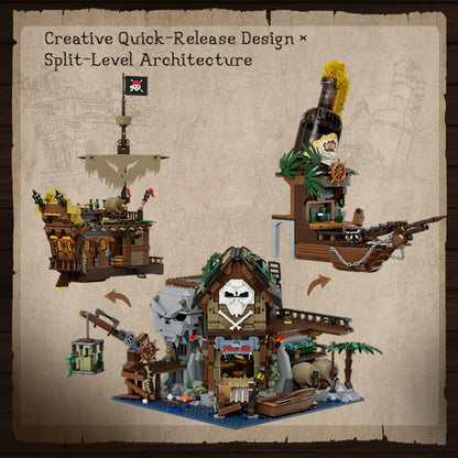 Pantasy 85022 Pirate The Pirates Pub Building Toy Set | 2858 PCS