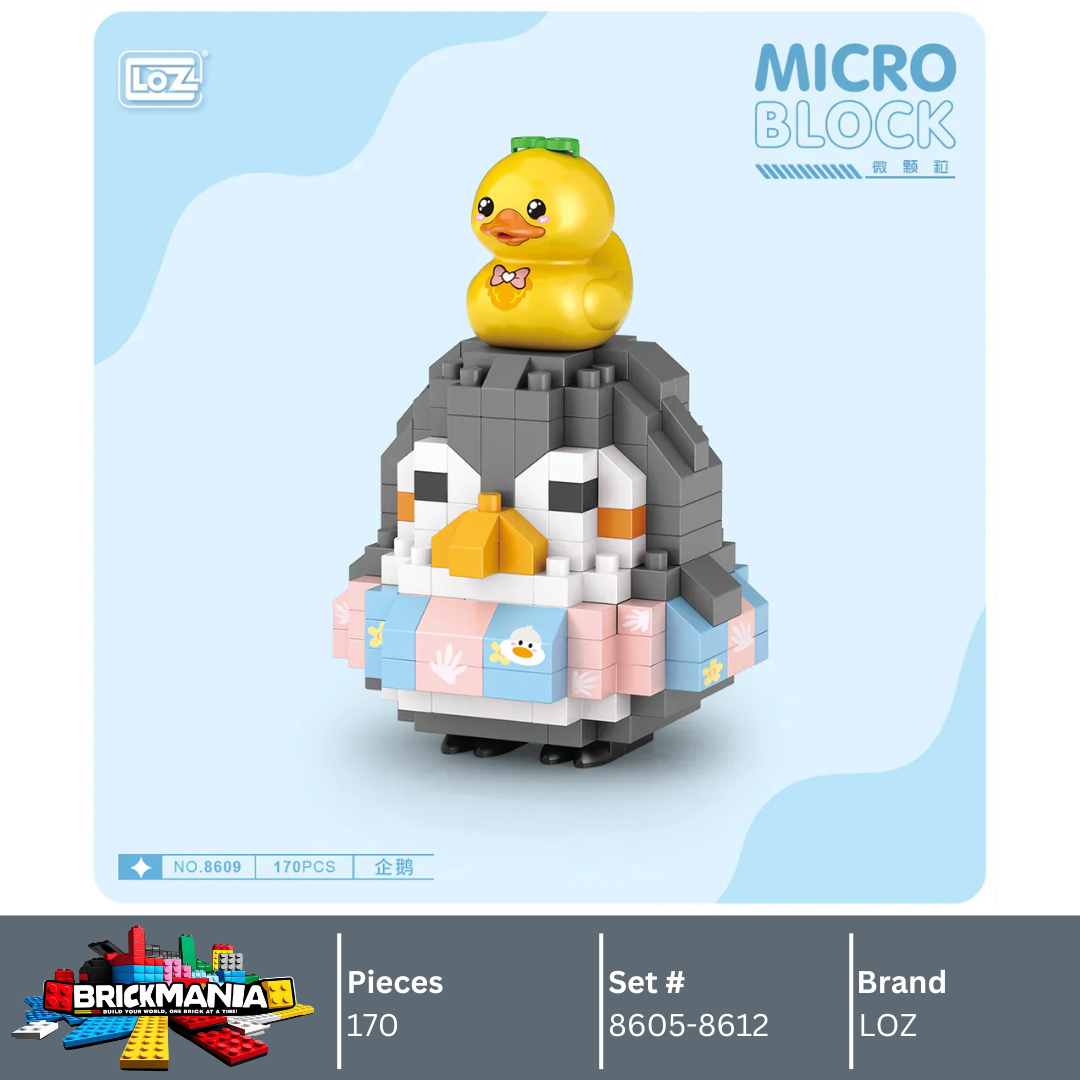 LOZ 8605-8612 Creative Animal Mini Building Toy Sets – Brickmania