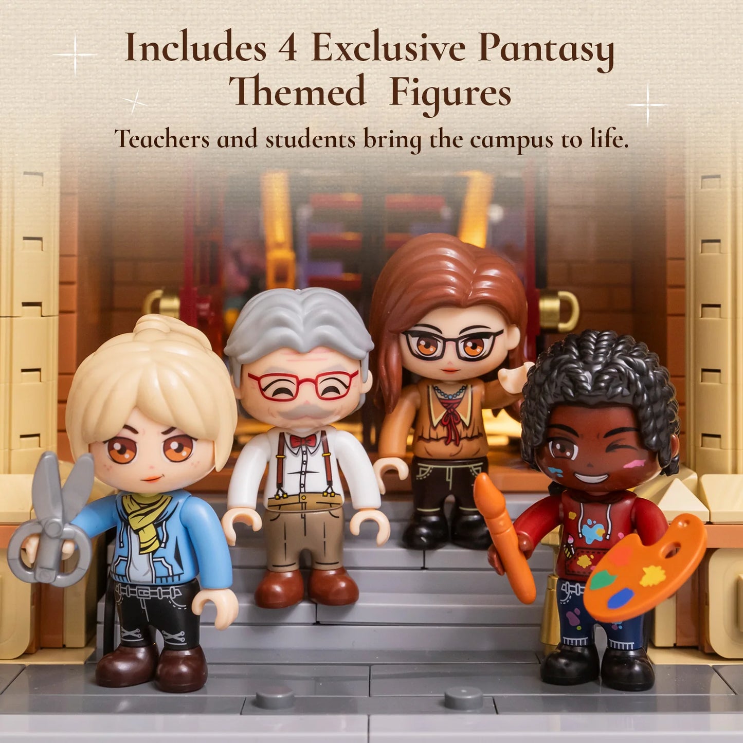 Pantasy 85036 Modular Building School of Arts Building Toy Set | 3463 PCS