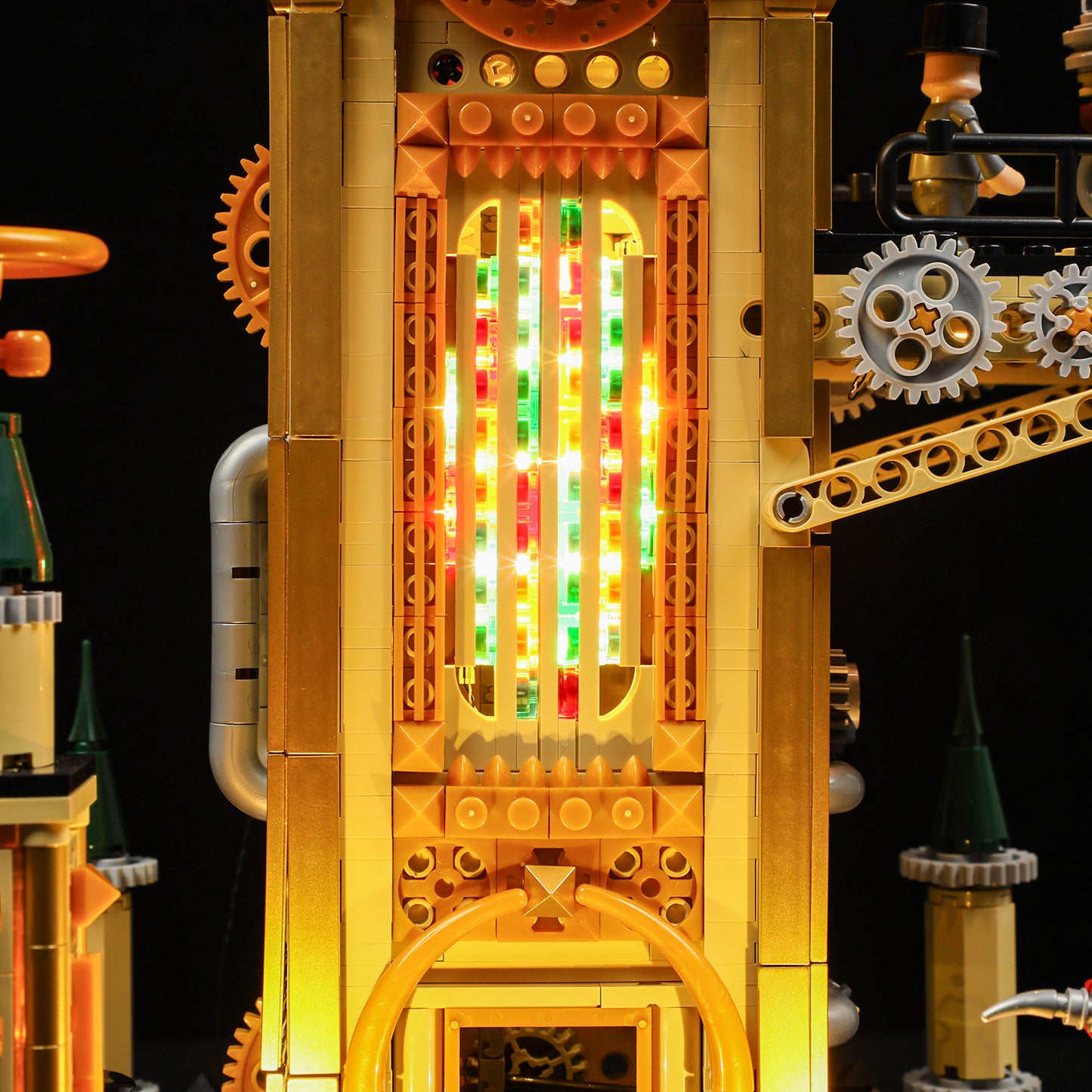 Lumibricks F9070 Steampunk Watch Tower Building Toy Set | 2744 PCS