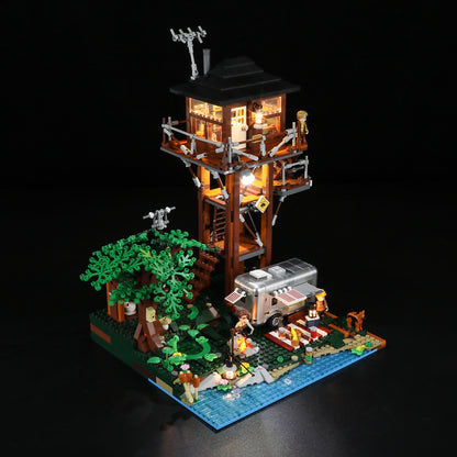 Lumibricks F9022 V2.0  Lookout Campground Building Toy Set | 1429 PCS