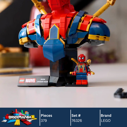 LEGO 76326 Marvel Iron Spider-Man Bust | 379 PCS
