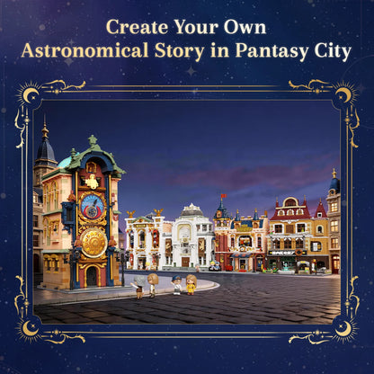 Pantasy 85045 Modular Building Prague astronomical clock Building Toy Set | 2441 PCS