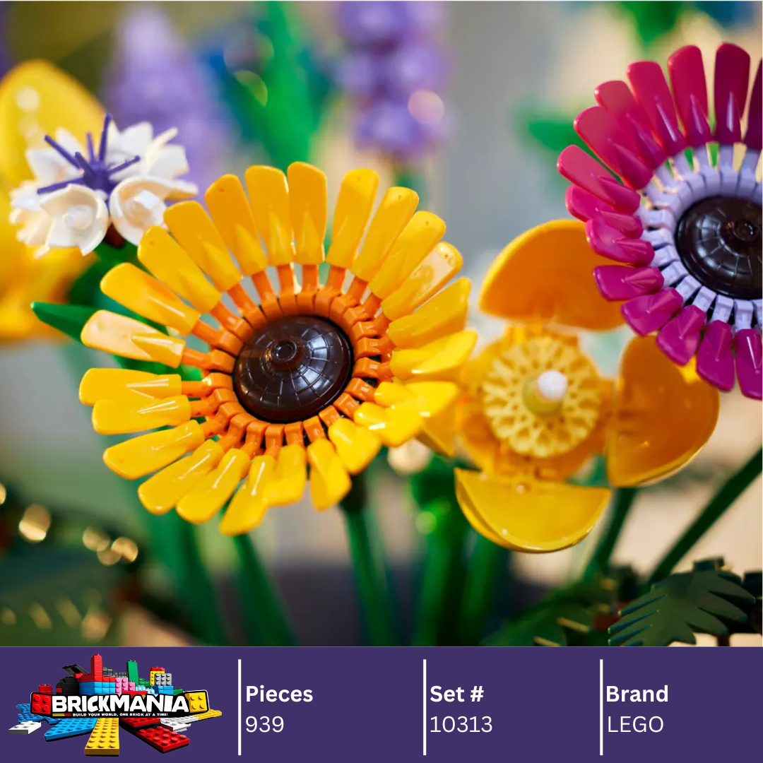 LEGO 10313 Botanicals Wildflower Bouquet | 939 PCS