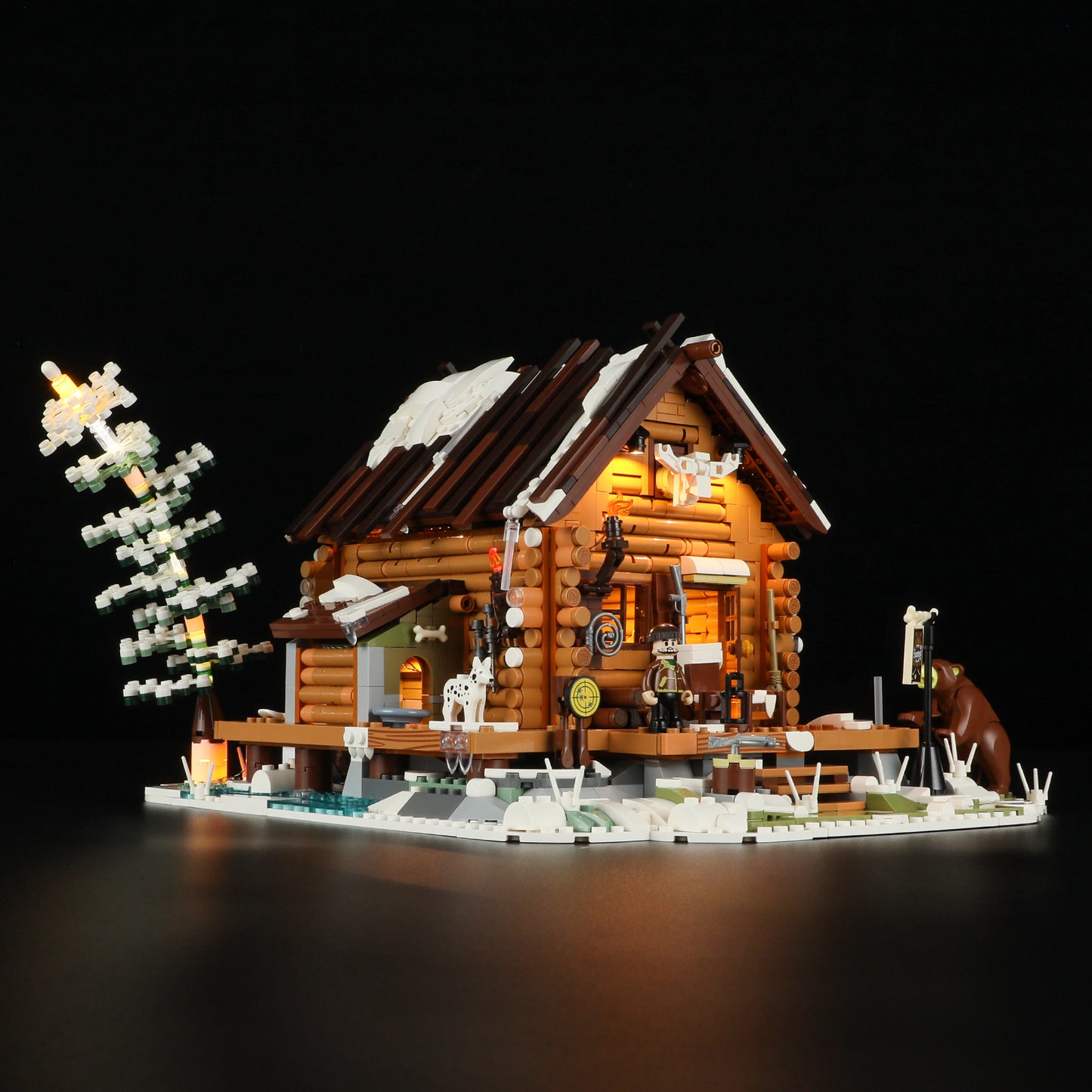 Lumibricks F9018 Hunting Cabin Building Toy Set | 2036 PCS