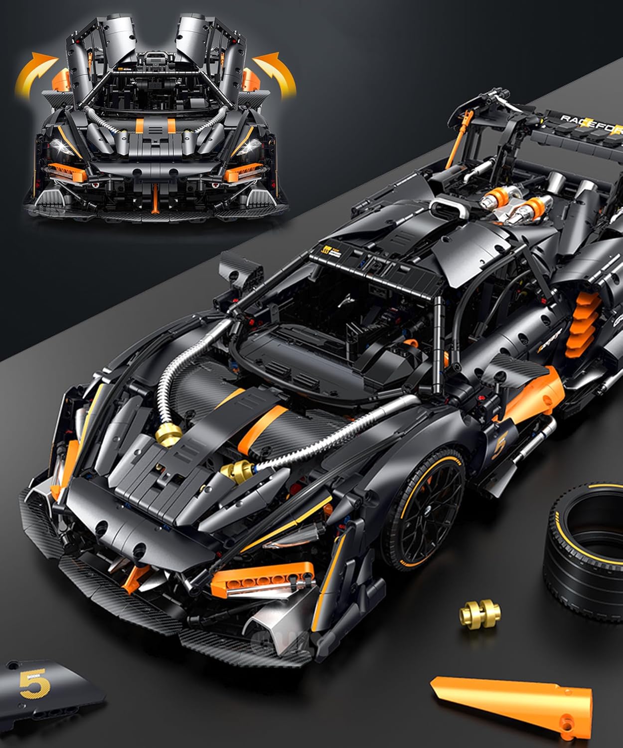 GULY 10646 Lamborghini Sián Building Set | 3803 PCS
