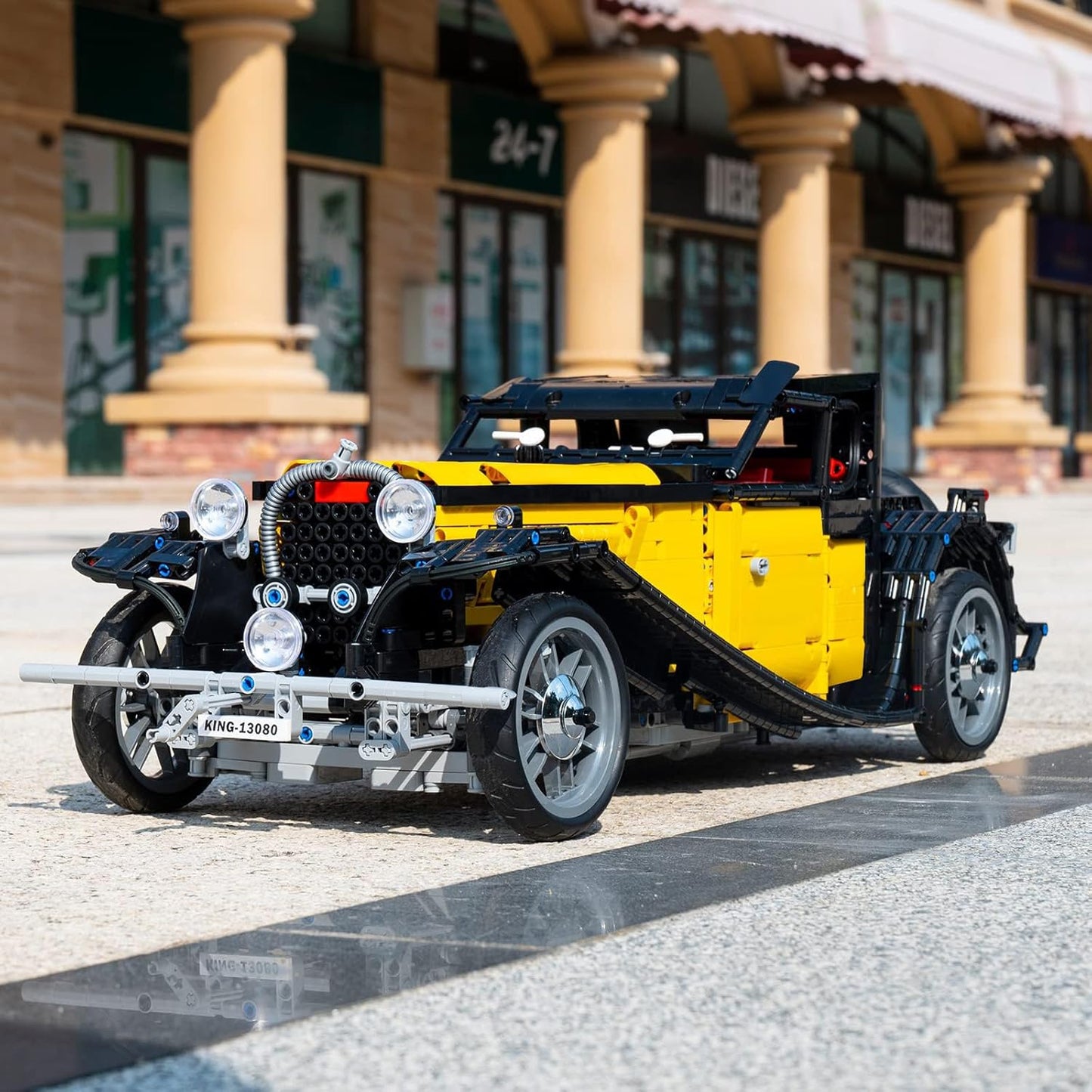 Mould King 13080S Bugatti 50T Vintage Car Building Toy Set | 3616 PCS