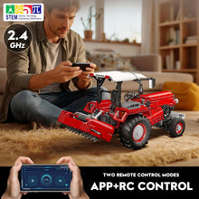 Mould King 17064 Remote Controlled Agricultural Tractor Building Toy Set | 1857 PCS