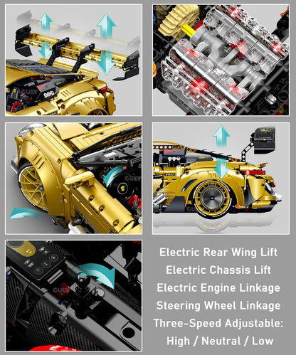 GULY 10640 Porsche GT3 Building Set | 3824 PCS