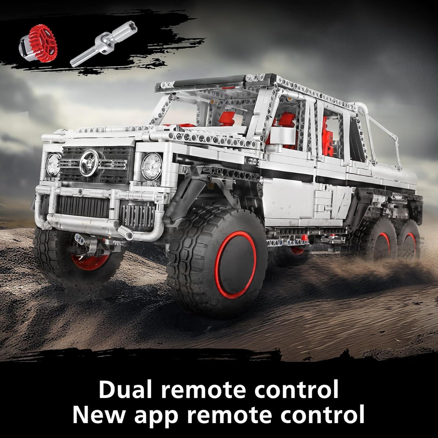 Mould King 13061S Remote Controlled G700 6x6 Building Toy Set | 3825 PCS