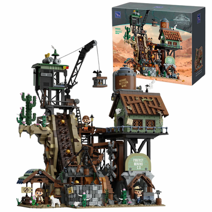 Pantasy 85025 Modular Bulding Western Mine Building Toy Set | 2907 PCS