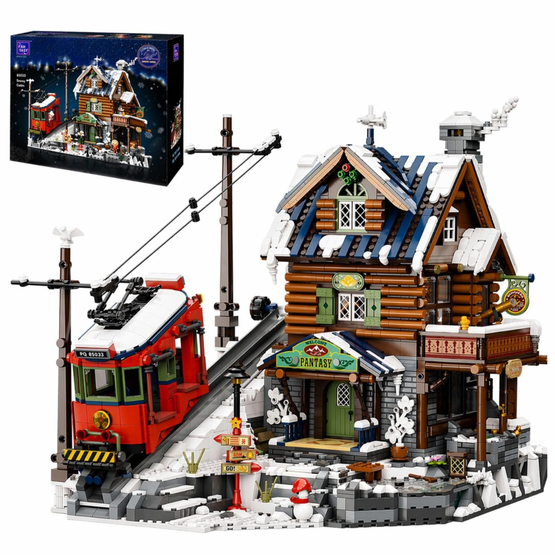 Pantasy 85033 Modular Building Summit Cabin Building Toy Set | 3135 PCS