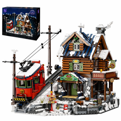 Pantasy 85033 Modular Building Summit Cabin Building Toy Set | 3135 PCS