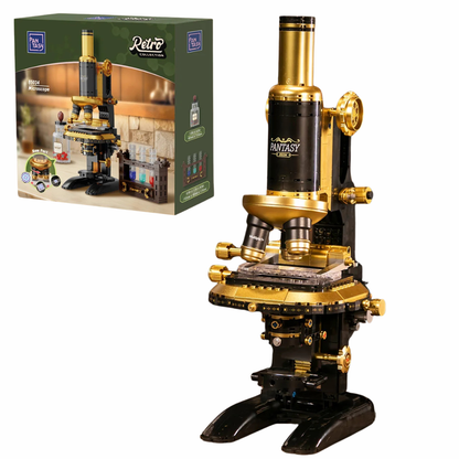 Pantasy 85034 Retro Collection Microscope Building Toy Set | 1107 PCS