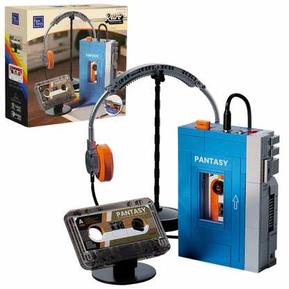 Pantasy 85039 Retro Collection Cassette Player Building Toy Set | 569 PCS