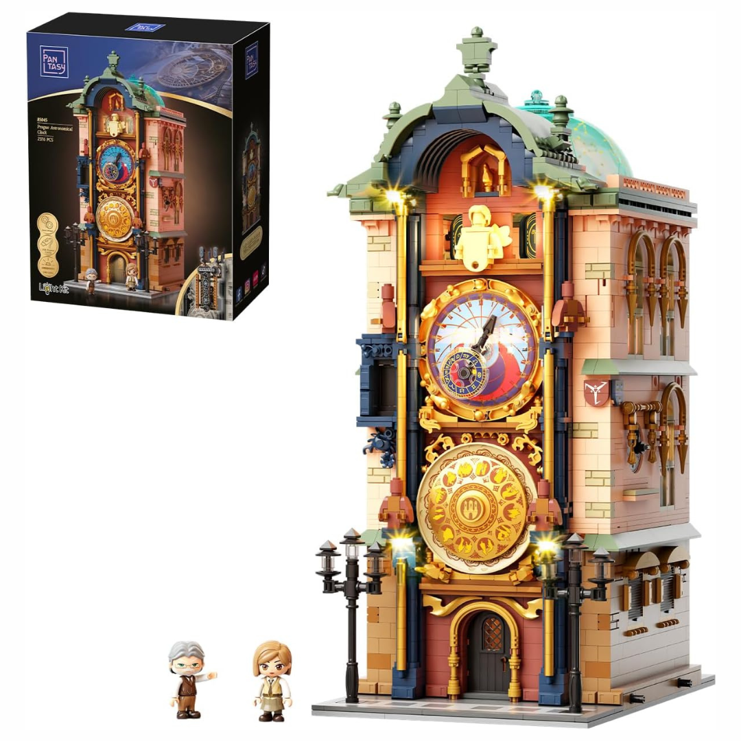 Pantasy 85045 Modular Building Prague astronomical clock Building Toy Set | 2441 PCS