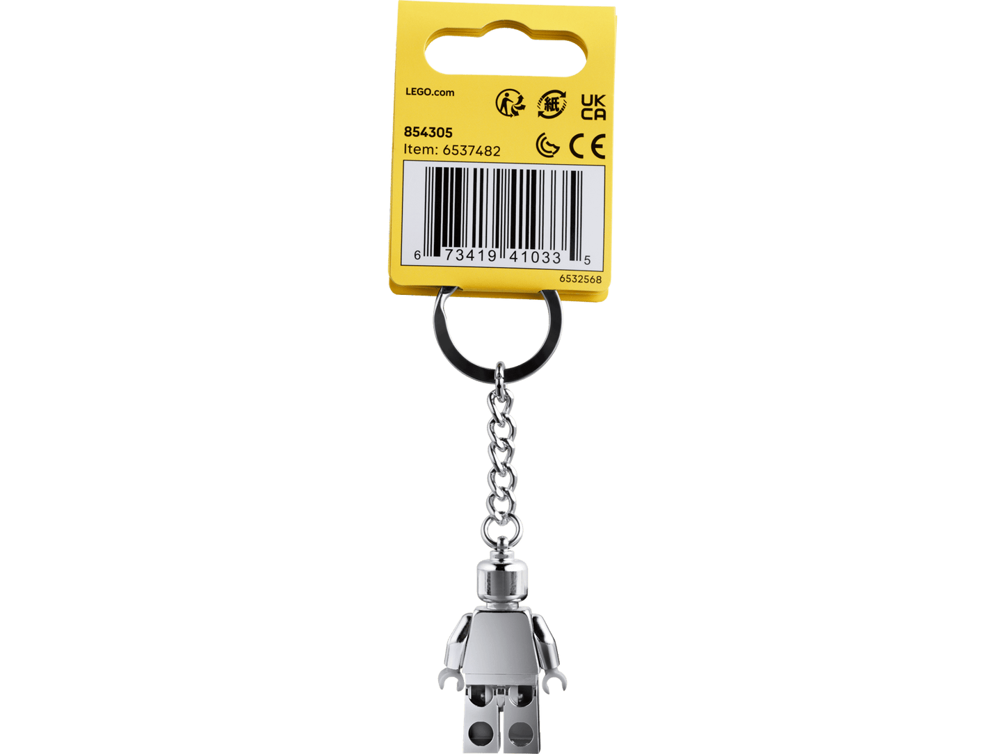 LEGO 854305 Silver Minifigure Key Chain