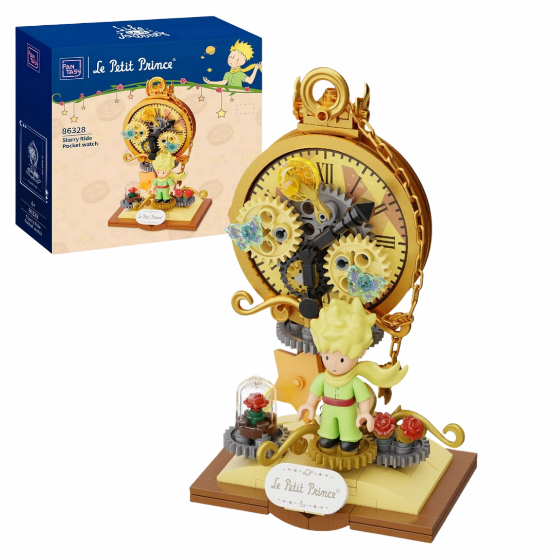 Pantasy 86328 Le Petit Prince Starry Ride - Pocket Watch Building Toy Set |300 PCS