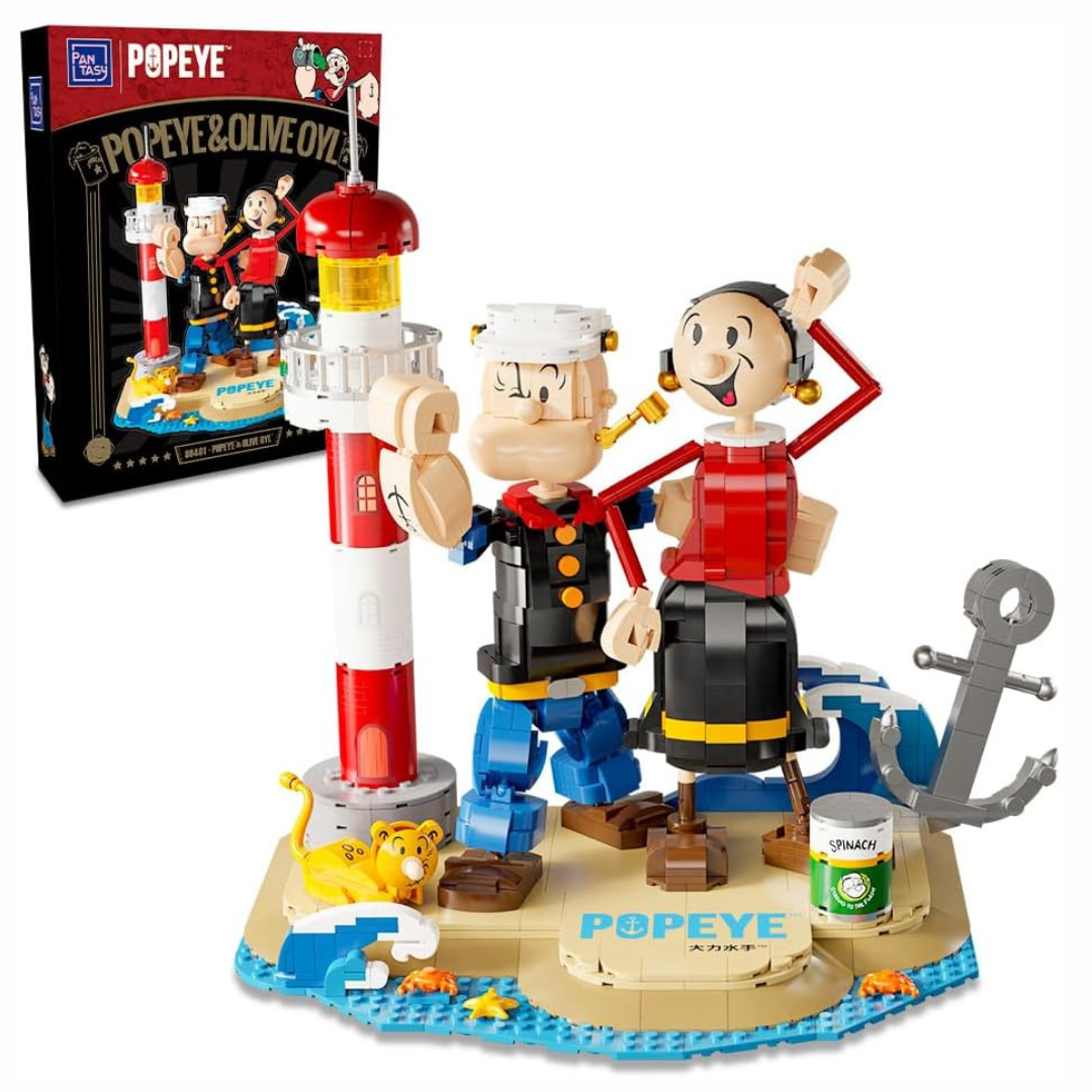 Pantasy 86401 Popeye With Olive Building Toy Set |1500 PCS