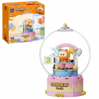 Pantasy 86803 Garfield Crystal Ball Series Birthday Cake Building Toy Set |99 PCS
