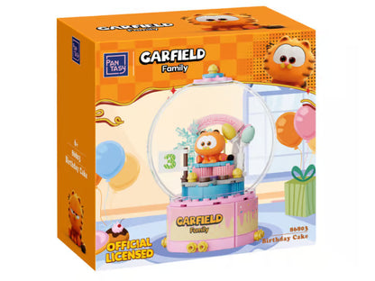 Pantasy 86803 Garfield Crystal Ball Series Birthday Cake Building Toy Set |99 PCS