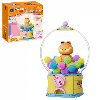 Pantasy 86804 Garfield Crystal Ball Series Gumball Machine Building Toy Set |99 PCS
