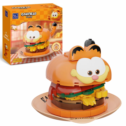 Pantasy 86805 Garfield Foodie Series Hamburger Building Toy Set |300 PCS