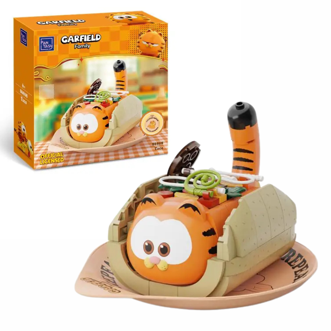 Pantasy 86808 Garfield Foodie Series Taco Building Toy Set |300 PCS