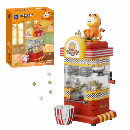 Pantasy 86810 Garfield Fantastic Machines Series Popcorn Machine Building Toy Set |300 PCS