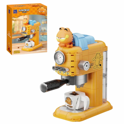 Pantasy 86812 Garfield Fantastic Machines Series Coffee Maker Building Toy Set | 300 PCS
