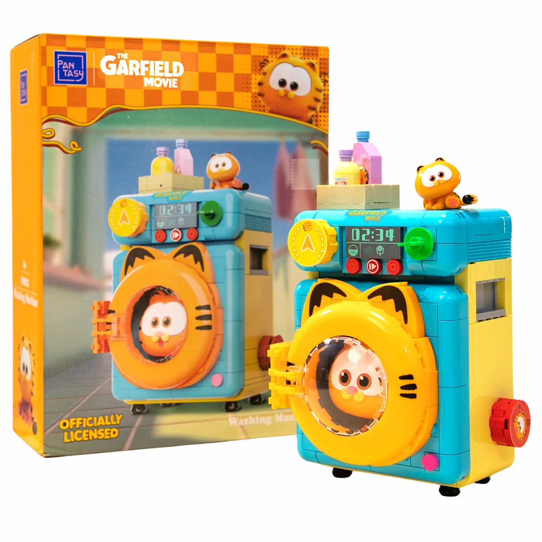 Pantasy 86821 Garfield Washing Machine Building Toy Set | 300 PCS