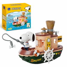 Pantasy 86907 Snoopy Steam Boat Building Toy Set | 300 PCS