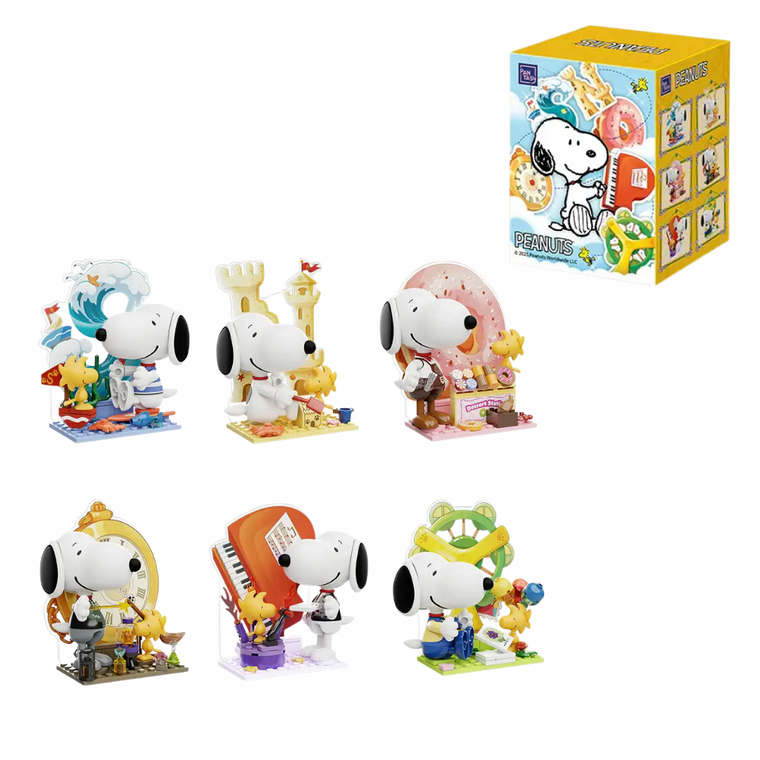 Pantasy 86912 Snoopy Surprise Building Toy Set | 6 PCS