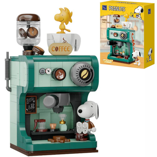 Pantasy 86914 Snoopy Coffee Maker Building Toy Set | 280 PCS