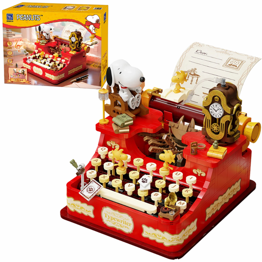 Pantasy 86917 Snoopy Typewriter Building Toy Set | 1500 PCS