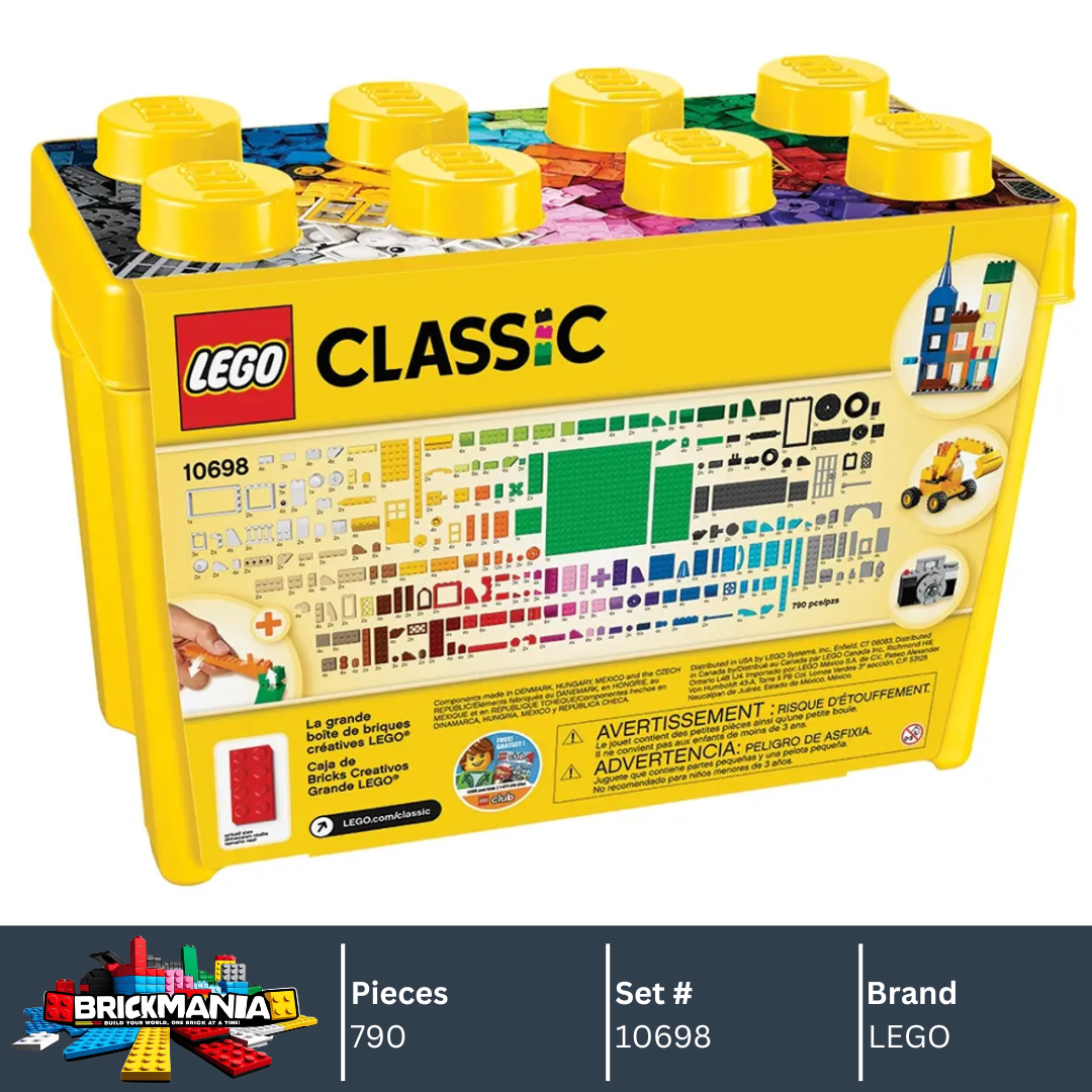 LEGO 10698 Classic Large Creative Brick Box | 790 PCS