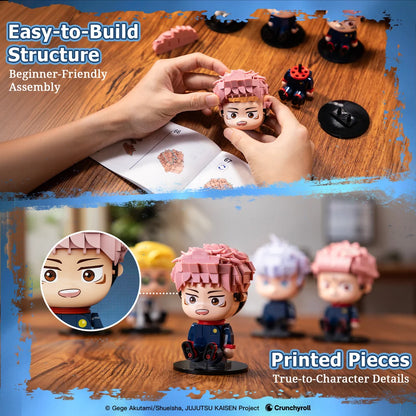 PUREMIND 2734 Jujutsu Kaisen ChibiBricks Blind Box Building Toy Set | 156 PCS