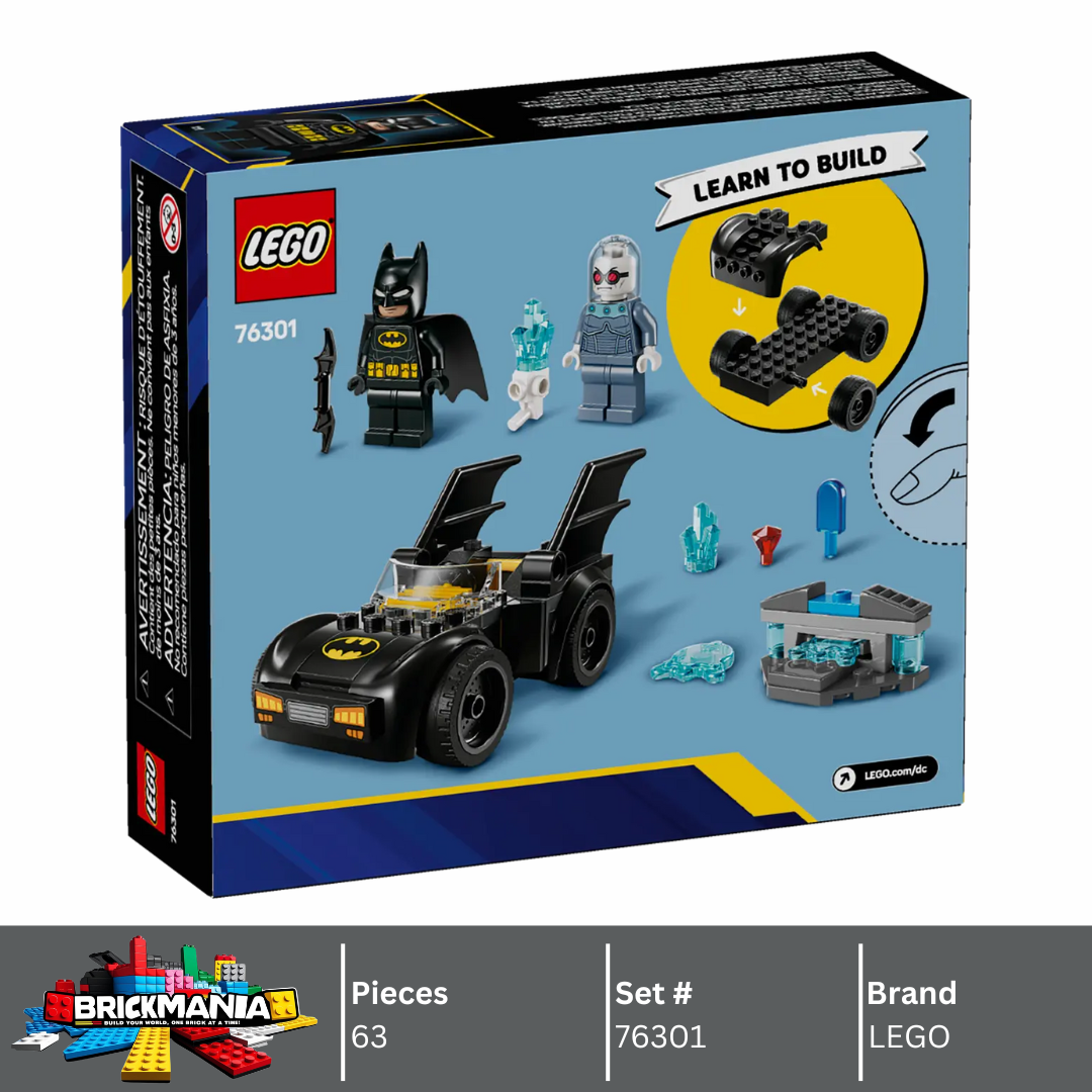 LEGO 76301 Batman™ & Batmobile™ vs. Mr. Freeze™ | 63 PCS