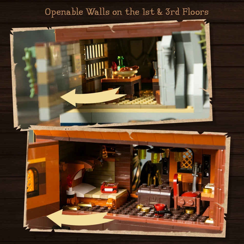 Pantasy 85022 Pirate The Pirates Pub Building Toy Set | 2858 PCS