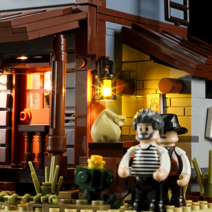 Lumibricks F9026 V2.0 Old West Sheriff's Office Building Toy Set | 1240 PCS