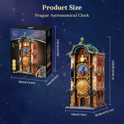 Pantasy 85045 Modular Building Prague astronomical clock Building Toy Set | 2441 PCS