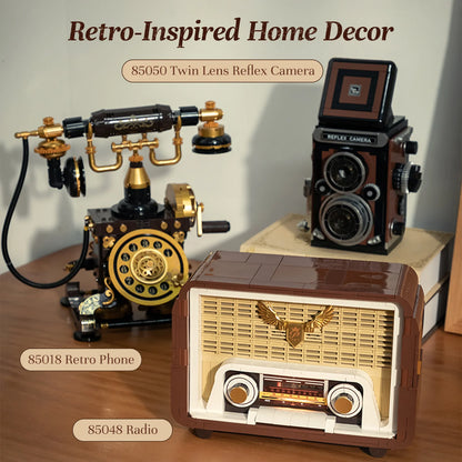 Pantasy 85048 Retro Collection Radio Building Toy Set | 811 PCS