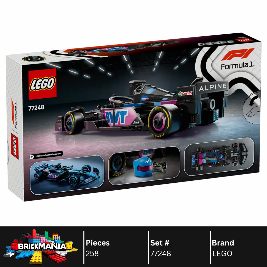 LEGO 77248 BWT Alpine F1® Team A524 Race Car | 258 PCS