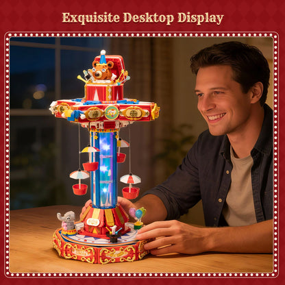 Pantasy 86003 Retro Collection Circus Paradrop Building Toy Set | 1680 PCS