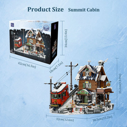 Pantasy 85033 Modular Building Summit Cabin Building Toy Set | 3135 PCS
